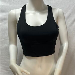 Sleek Black Sports Bra for Women